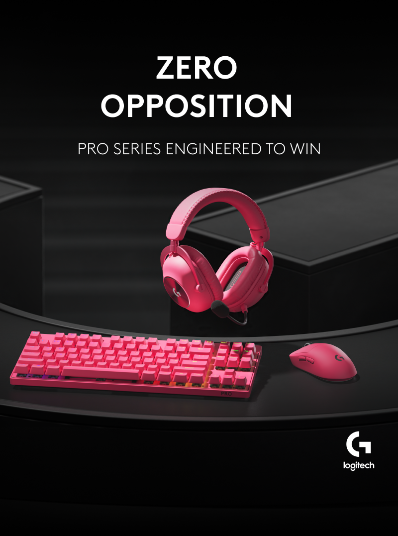 Banner Logitech Pro X MAGENTA NEW