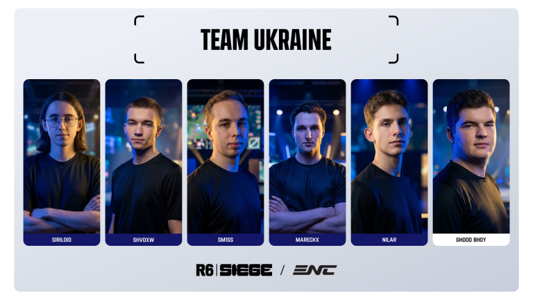 UESF оголошує склади збірної України на ENC 2026 у Rainbow Six Siege та Rocket League